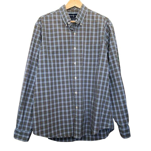 Ralph Lauren Custom Fit Shirt Plaid Long Sleeve Button Up Preppy Size XL - Picture 5 of 5